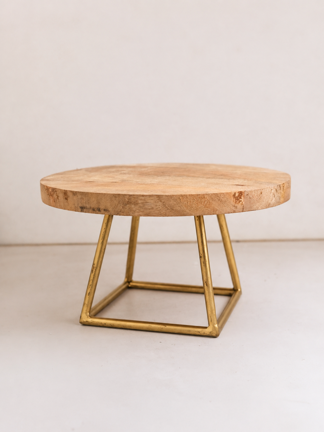 Maple Brass Serving Stand