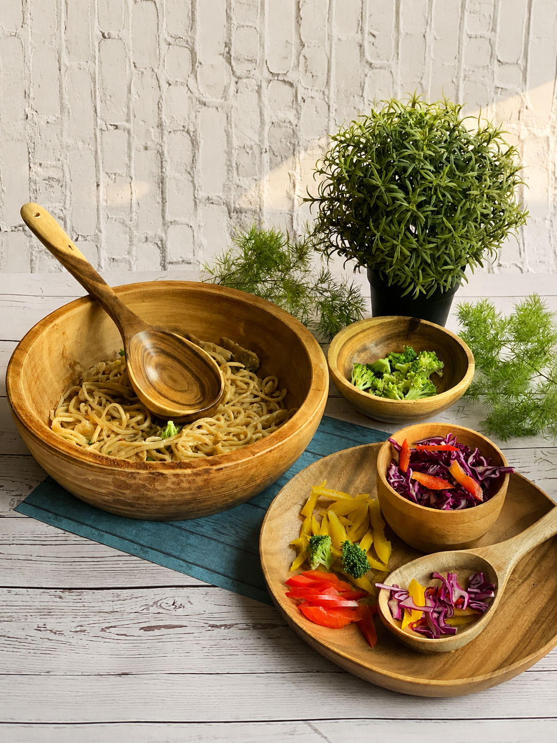 Wooden Dinner Set