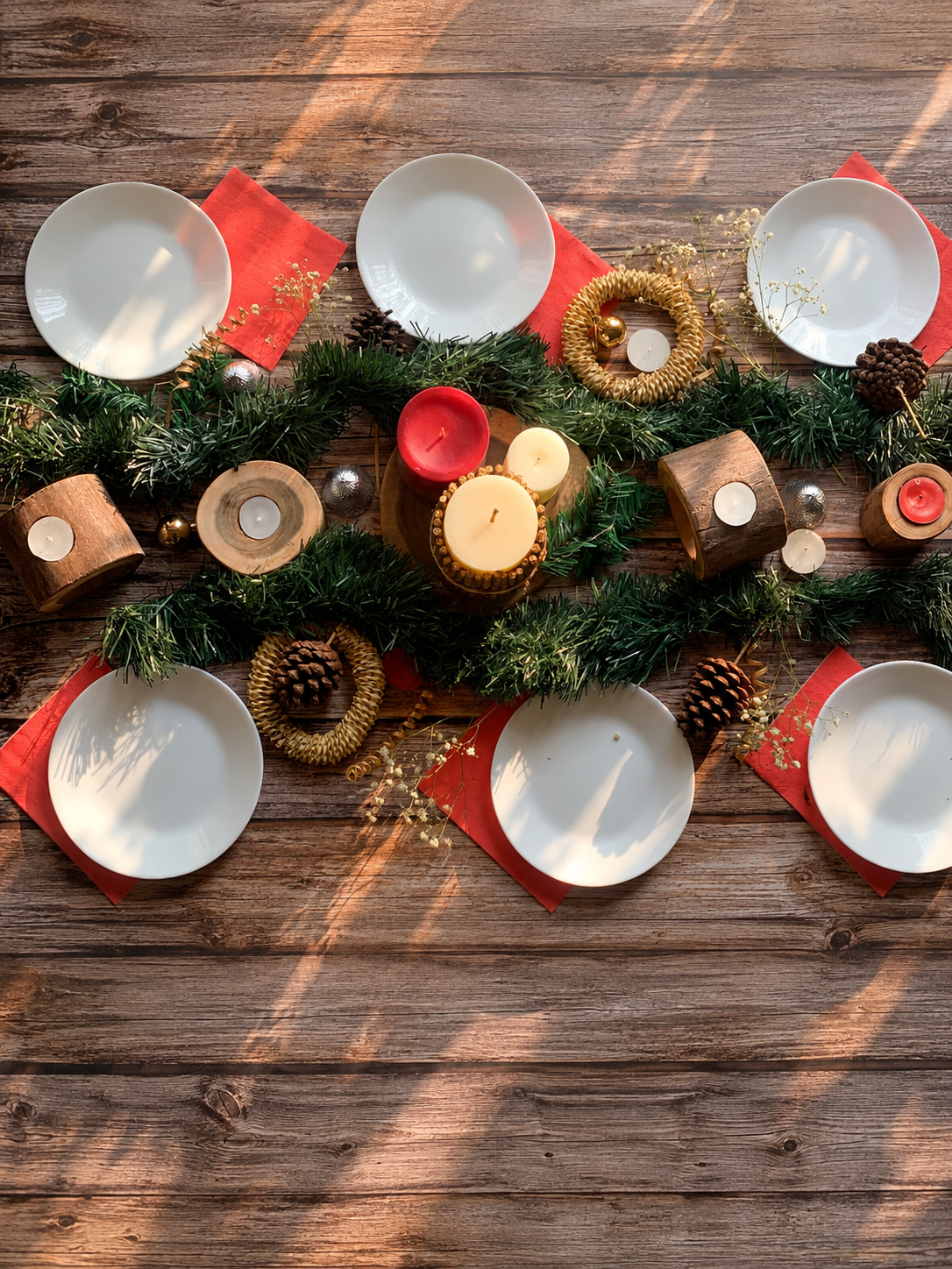 Wooden Candle Stands