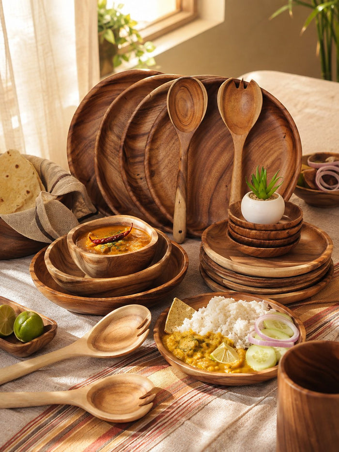 Wooden Dinner Set