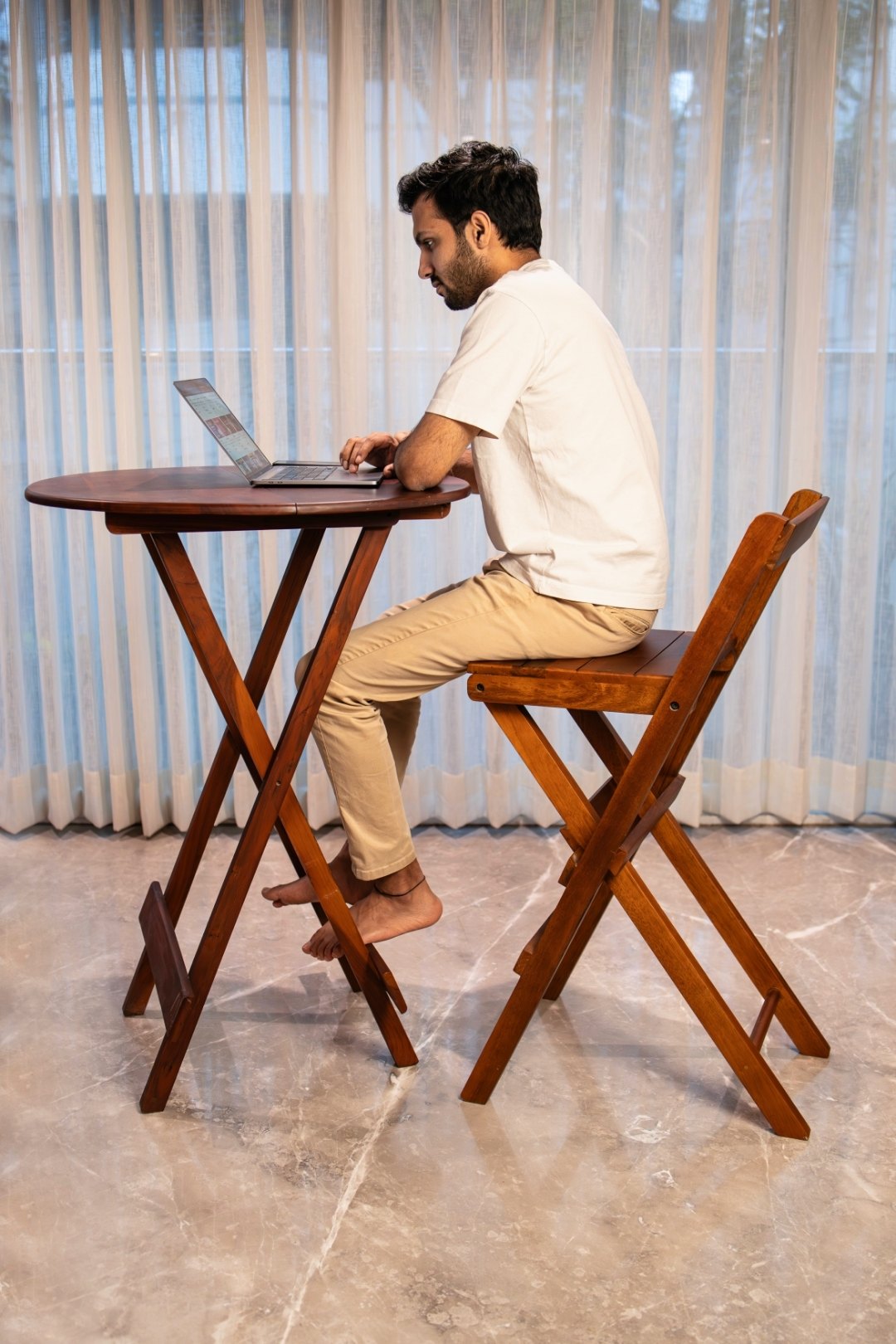 Bar High Folding Chair, view 2