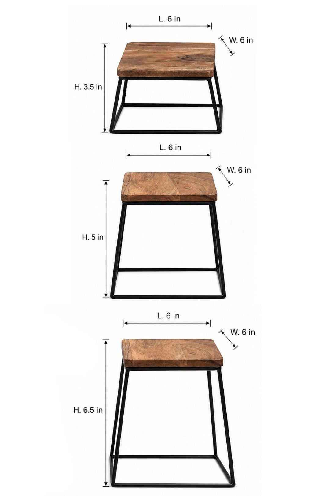 Mitsu Riser - Set of 3, view 4