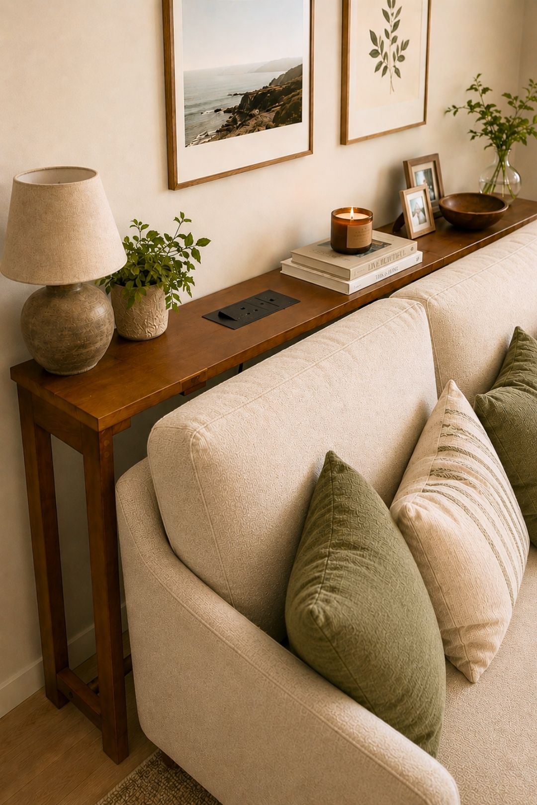 Behind The Sofa Console Table, view 5